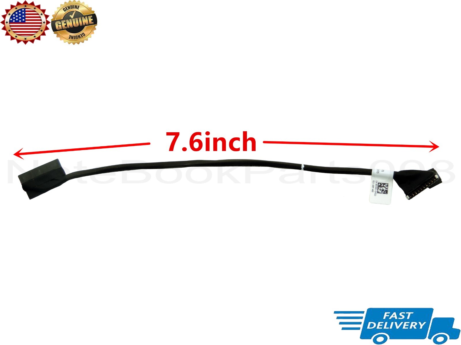 5X Lot For Dell Latitude E5450 ZAM70 Battery Cable 8X9RD 08X9RD DC02001YJ00