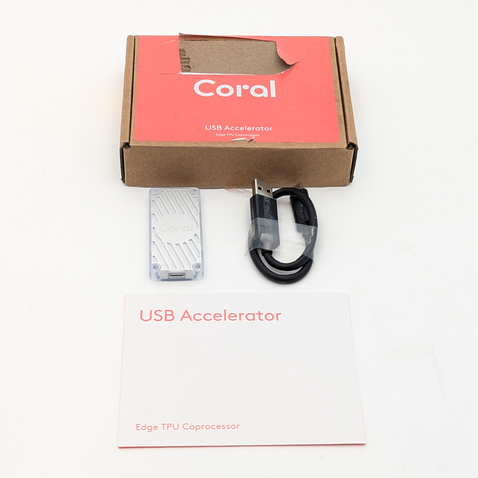 Google Coral USB Accelerator Edge TPU Coprocessor (90AN0021-B0XAY0)