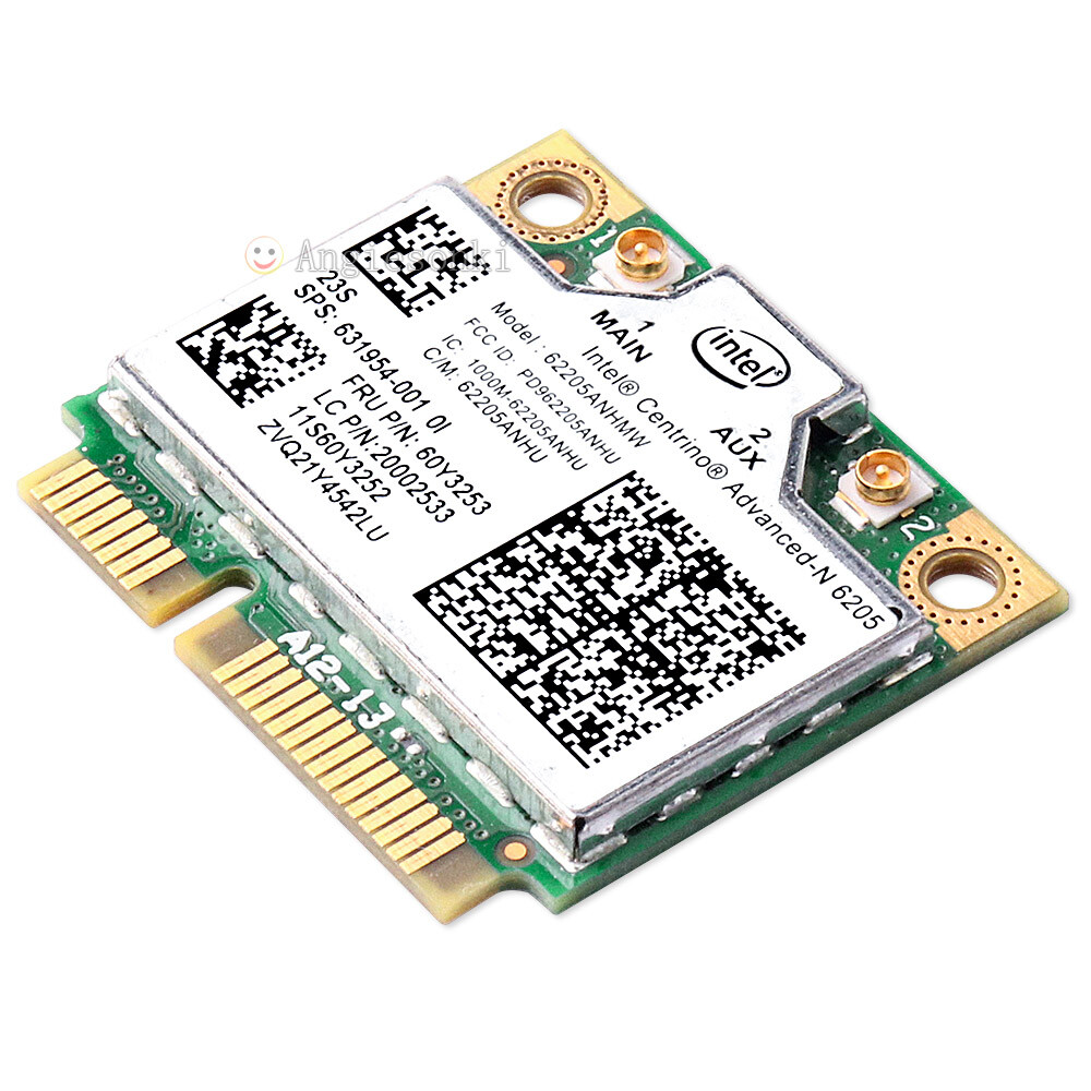 Hp Elitebook 8460w 8560w 8760w 8560p 631954-001 Intel 6205ABGN 2.4G-5G Wifi Card