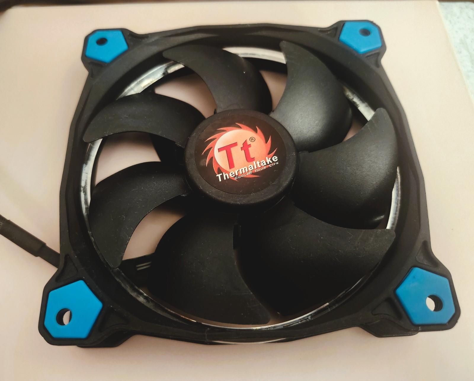 Thermaltake TT‑1225 120mm Ring LED Fan – A1225L12S – Tested & Working