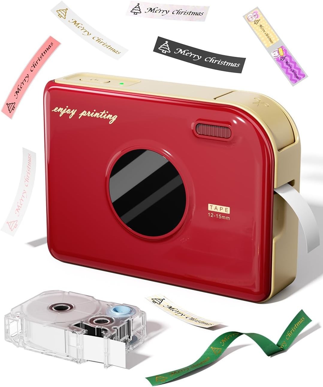Phomemo A30 Label Maker Mini Bluetooth Thermal Ribbon Printer for Xmas Gift Wrap