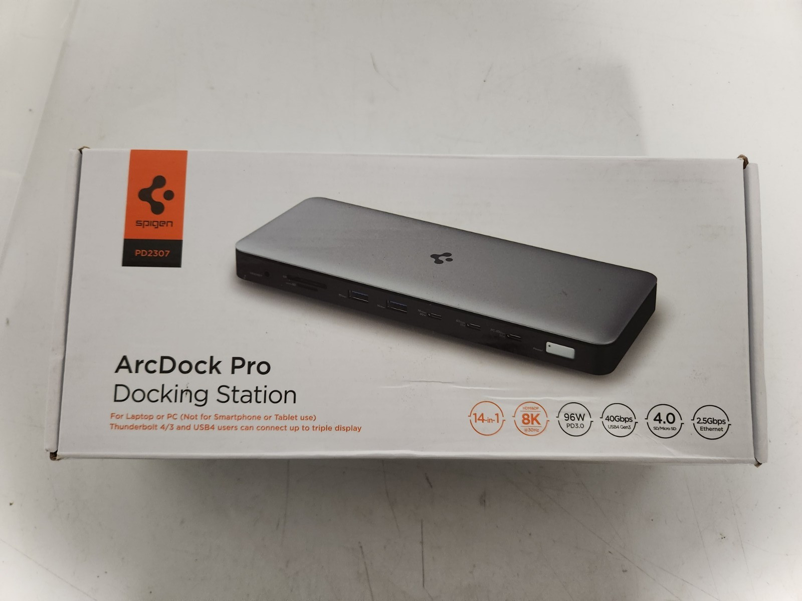 NEW Spigen ArcDock Pro - 14 In 1  Computer Docking Station (PD2307)