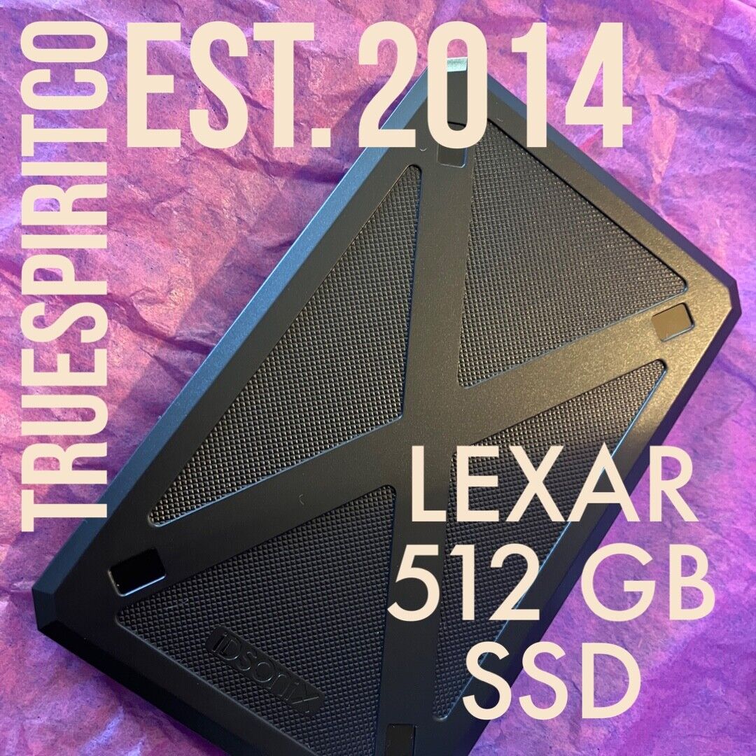 LEXAR SSD External Hard Drive - 512 GB - Great for Drone, Photography, Videos