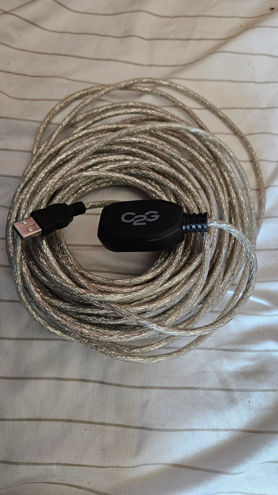 C2G 39000 39.3ft (12m) USB 2.0 A Male to A Female Active Extension Cable