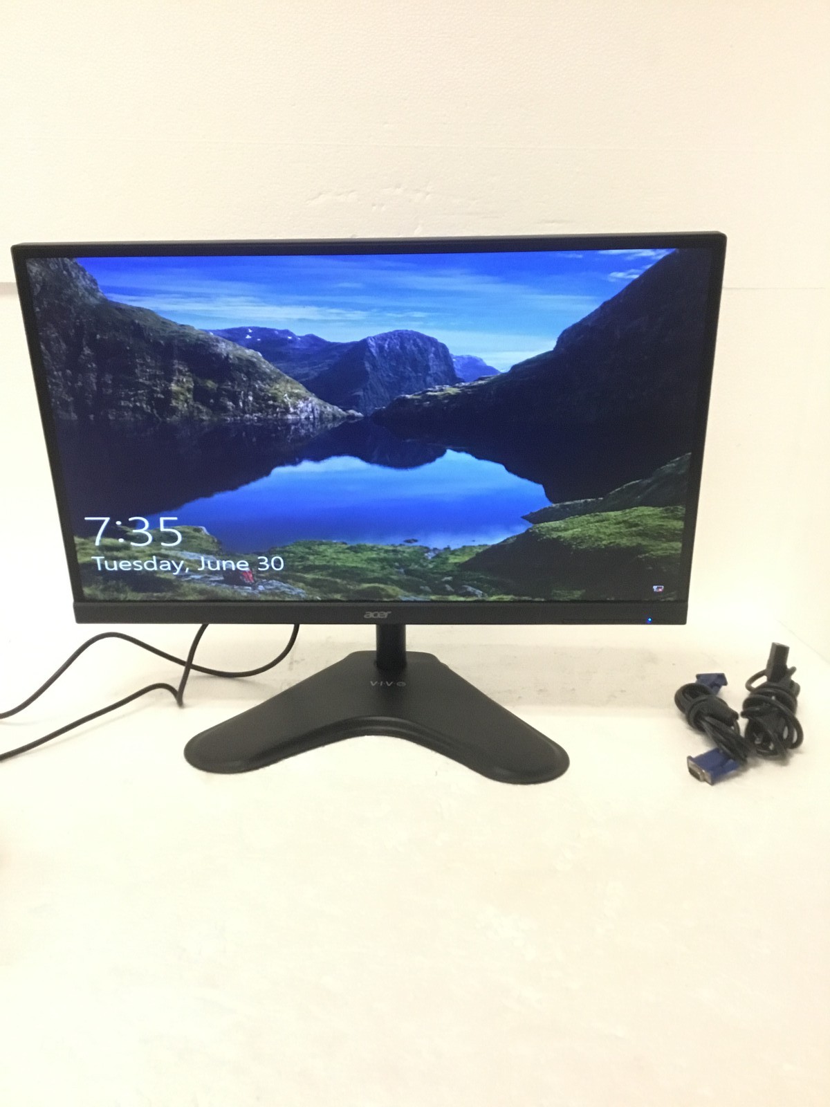 Acer CB271H UM.HB1AA.A02 LCD LED Monitor HDMI DVI VGA w/ Stand 