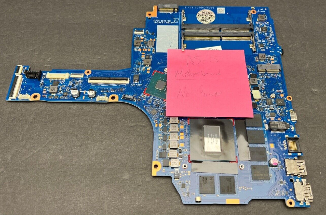 HP Pavilion 16-A0032DX M04832-601 Motherboard i5-10300H AS IS READ /G6
