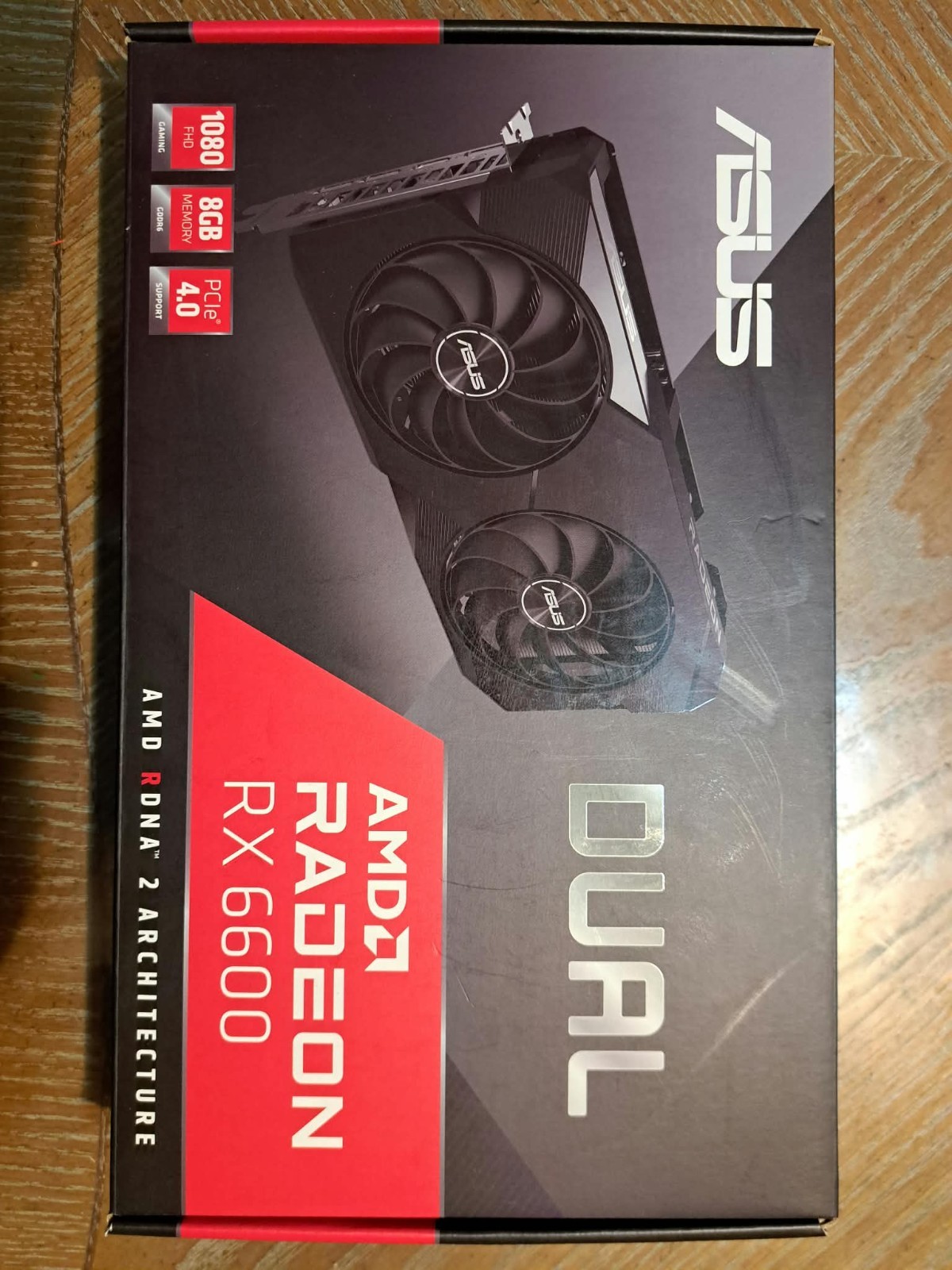 ASUS Dual Radeon RX 6600 8GB GDDR6 DUAL-RX6600-8G
