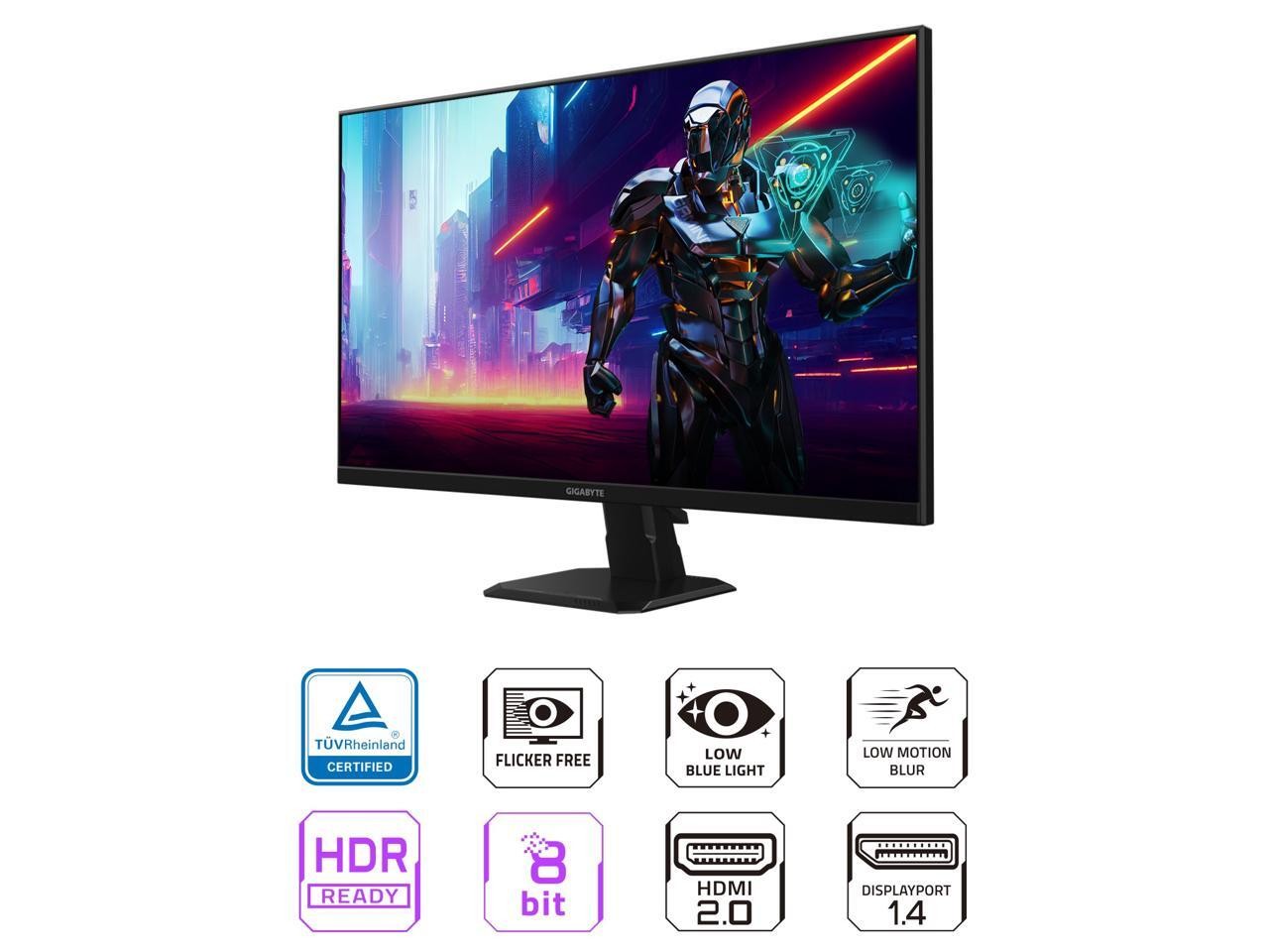GIGABYTE 27 inch QHD 2K 1440P 180hz IPS with AMD FreeSync Premium 1ms HDR ready