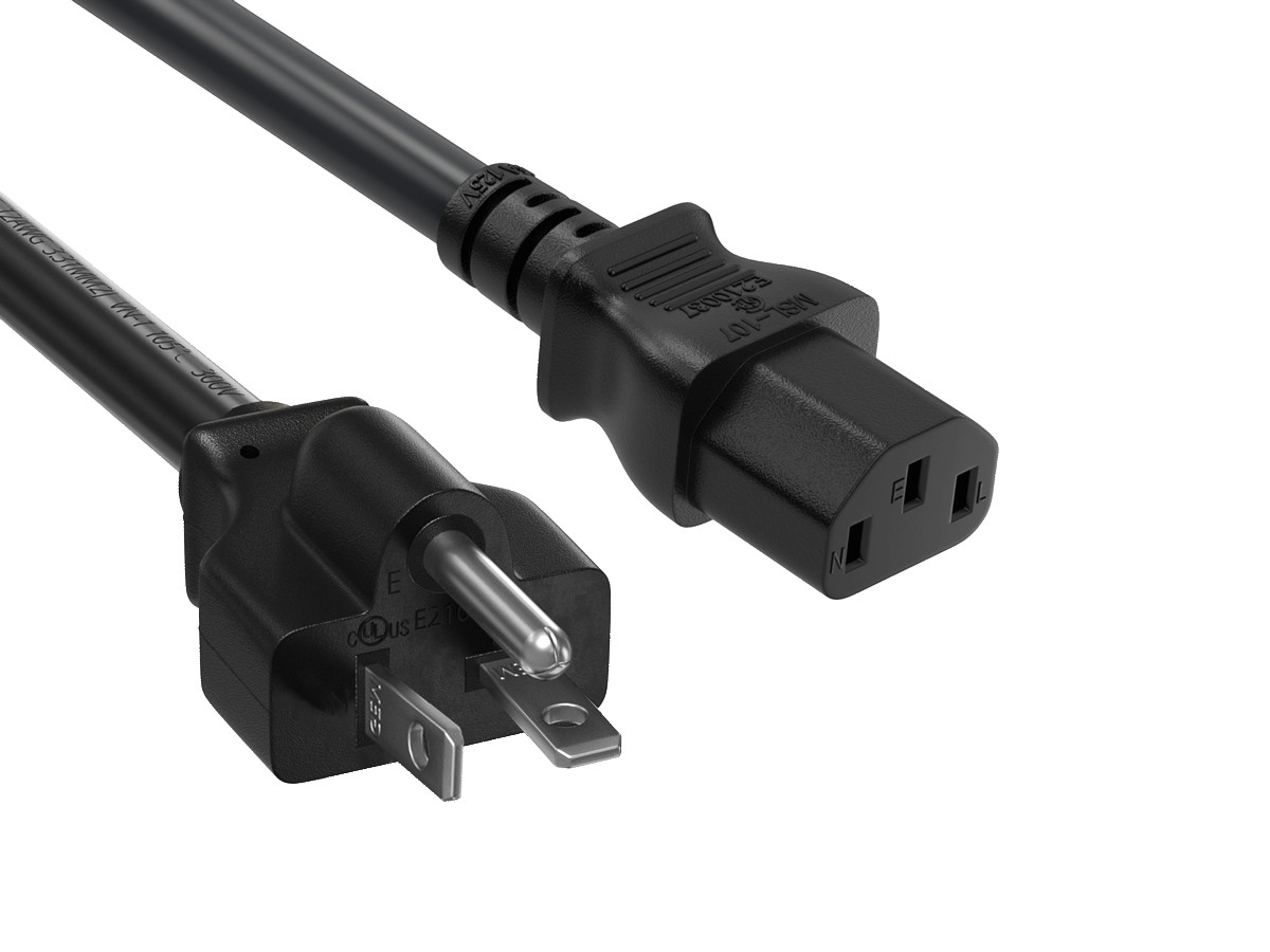 15ft NEMA 6-20P to C13 PDU Power Cord, 14 AWG SJT Heavy Duty, 15A/250V, UL Li...