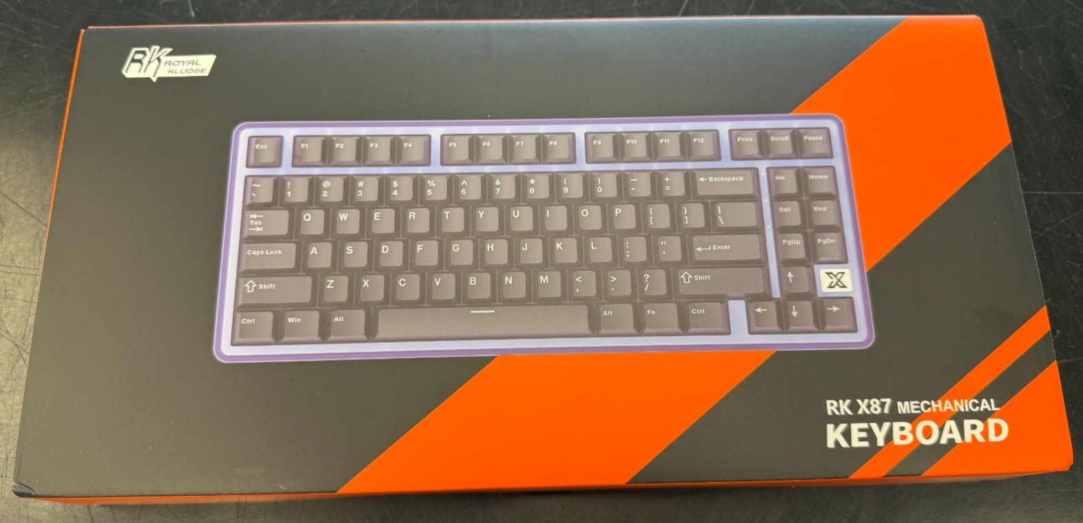 RK ROYAL KLUDGE RK X87 Pro Wired Mechanical Keyboard