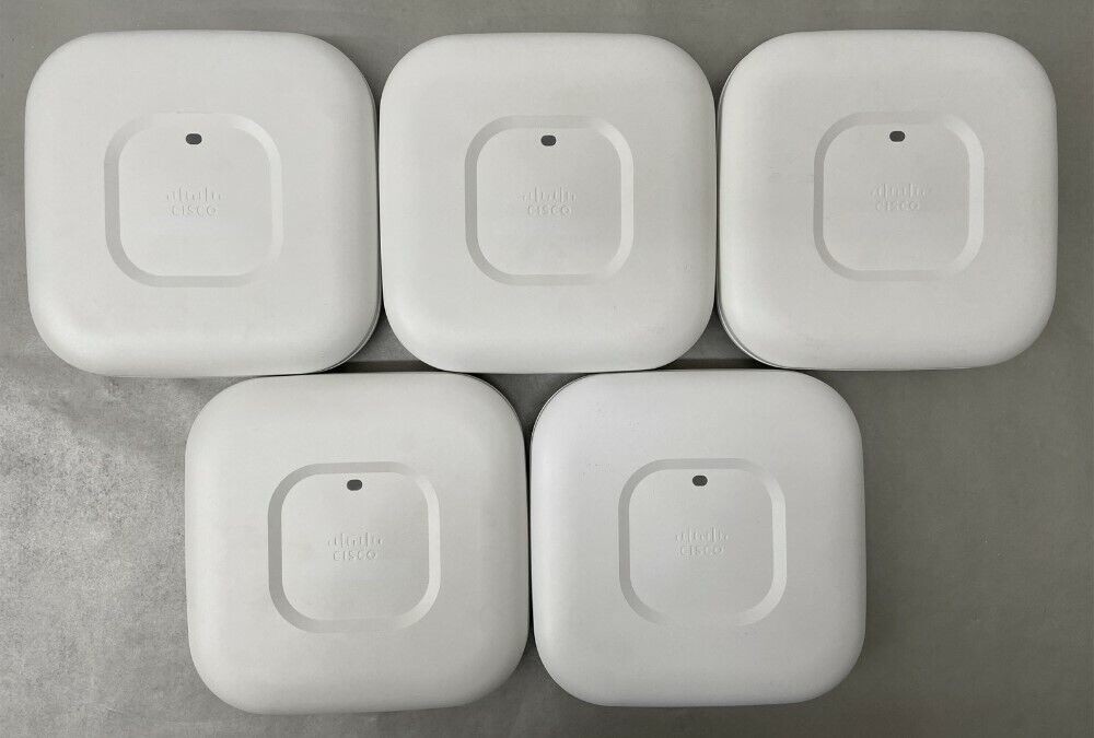 Lot of 5 Cisco Aironet AIR-CAP2702I-A-K9 Controller Based Wireless Access Point