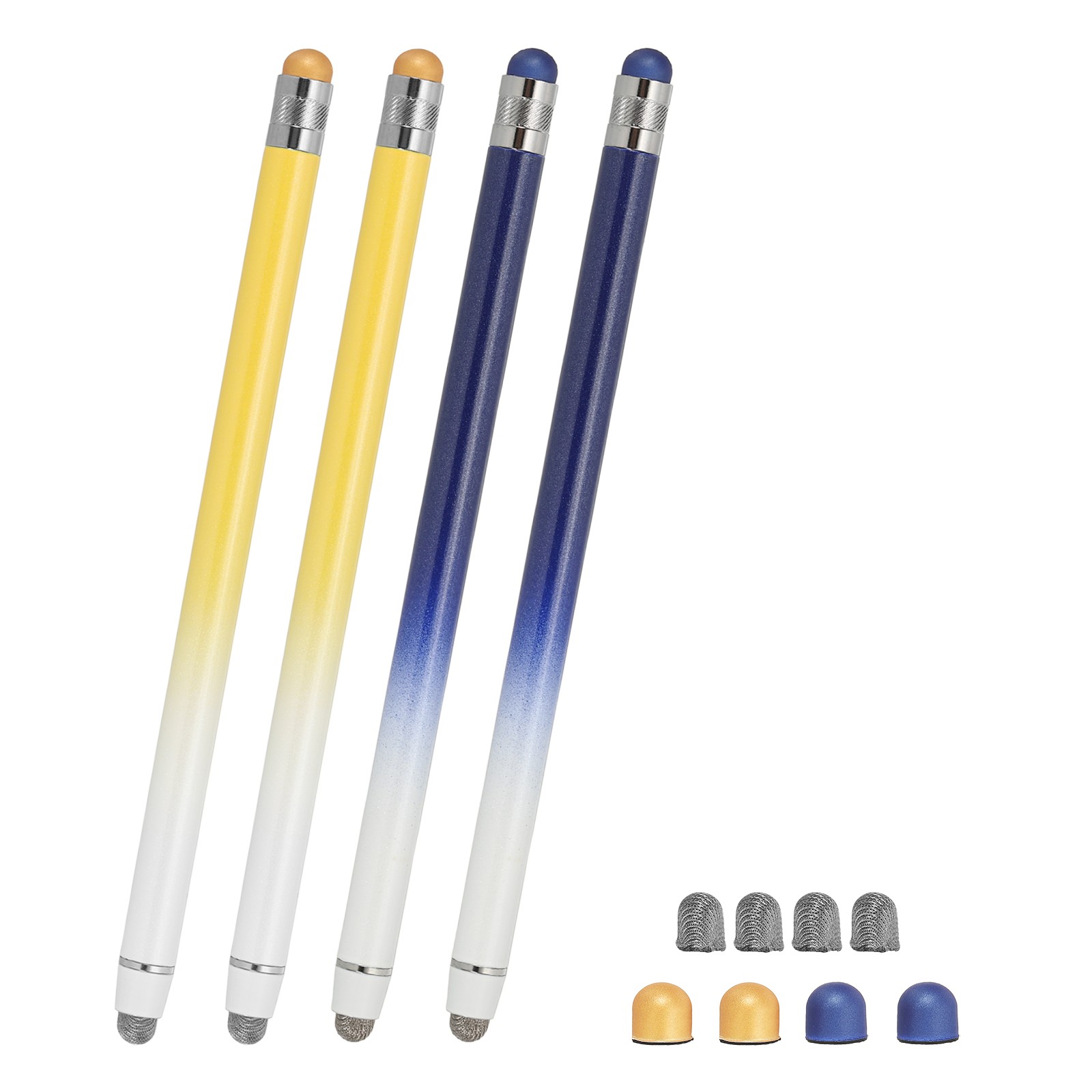 4Pcs Stylus Pens for Touch Screens Universal Capacitive Stylus Blue Yellow]