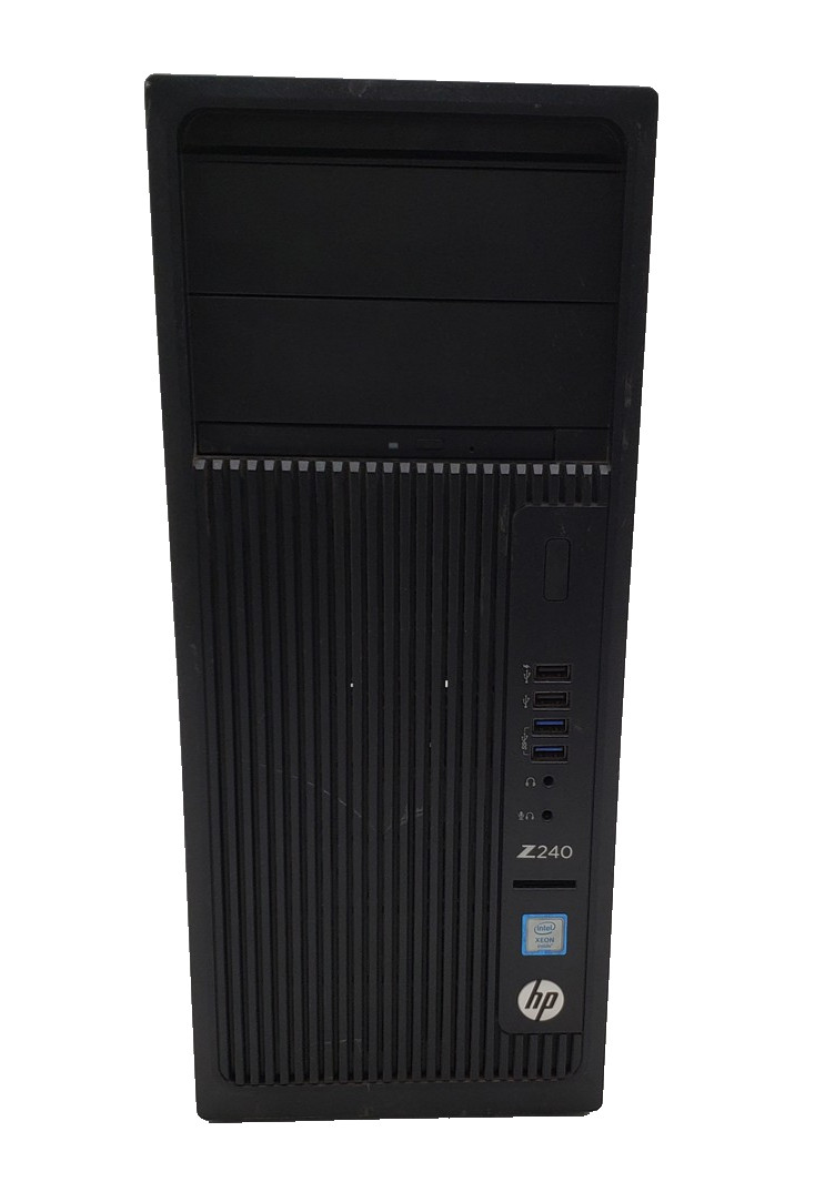 HP Z240 Workstation Xeon E3-1245 v5 8GB DDR4 RAM Tower Desktop PC No HDD.