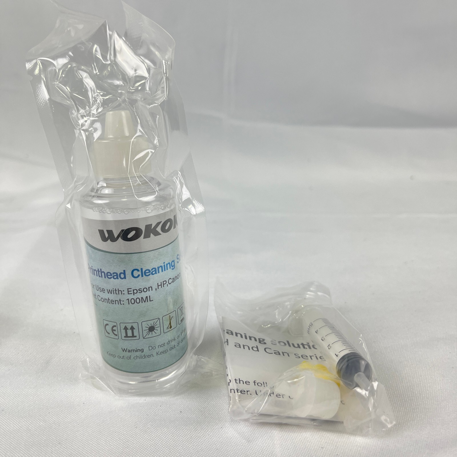 WOKOK Printhead Cleaning Solution Kit 100ML Universal Epson HP Canon Inkjet