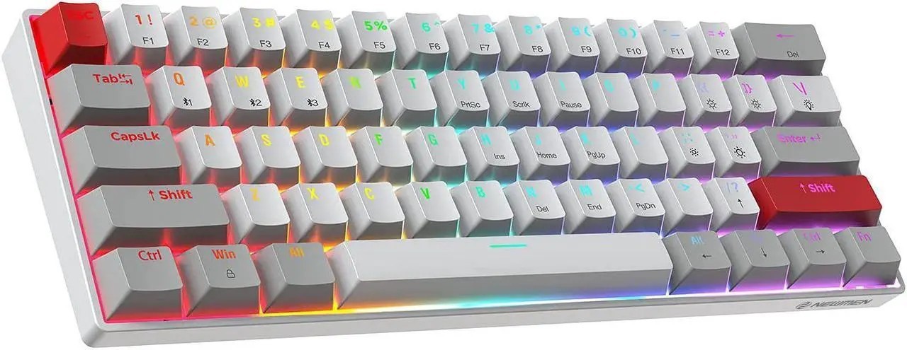 NEWMEN GM610 Mechanical Backlit Gaming Keyboard, Triple Mode Hotswap NEW