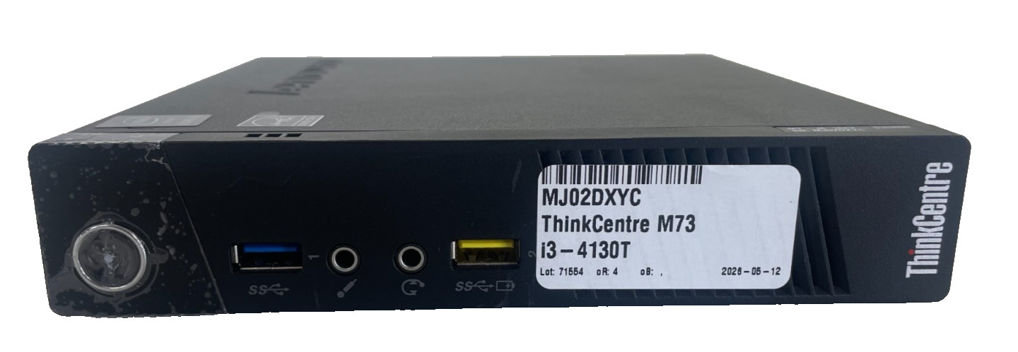 Lenovo ThinkCentre M73 i3-4130T 4GB RAM *NO HDD/OS*