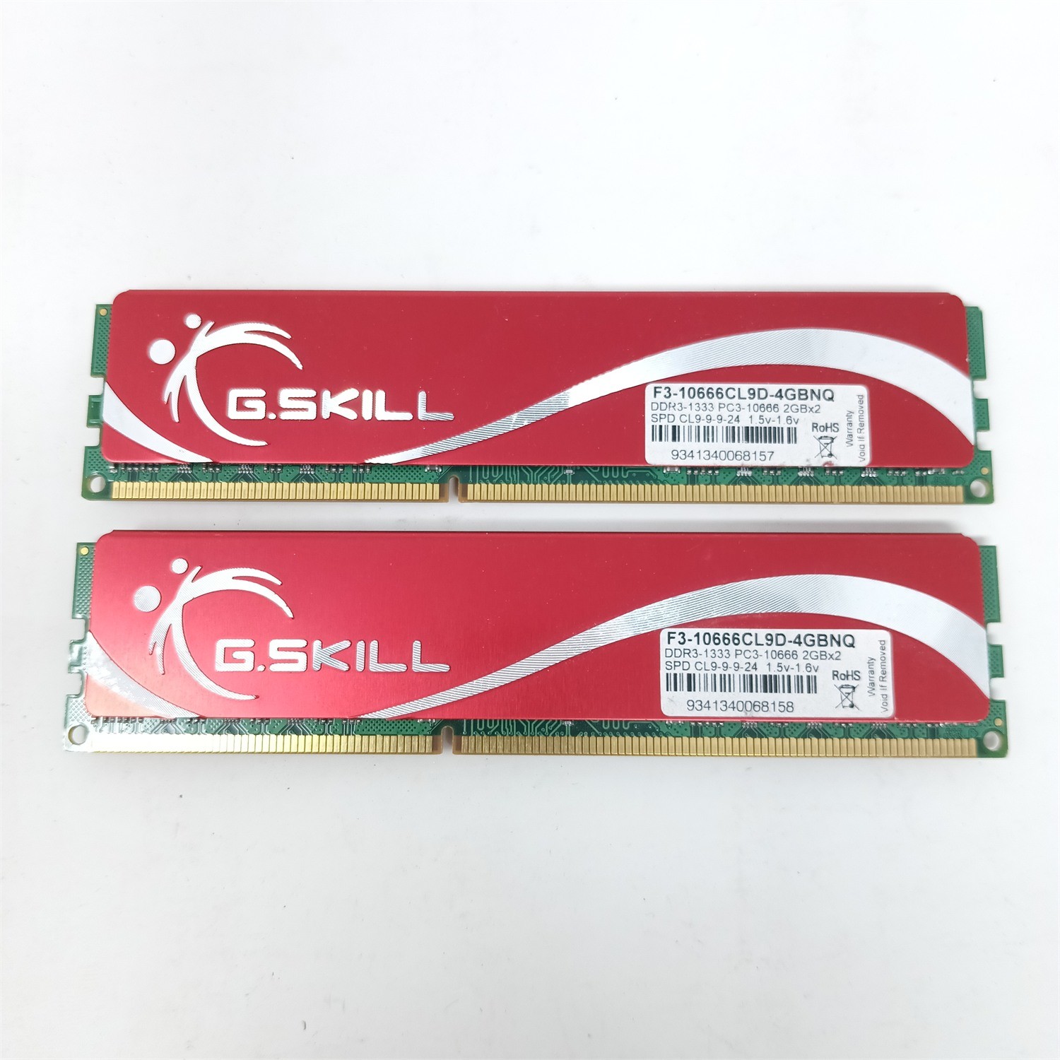 G.Skill 4GB (2x2GB) DDR3 1333 PC3-10666 CL9 Desktop RAM F3-10666CL9D-4GBNQ
