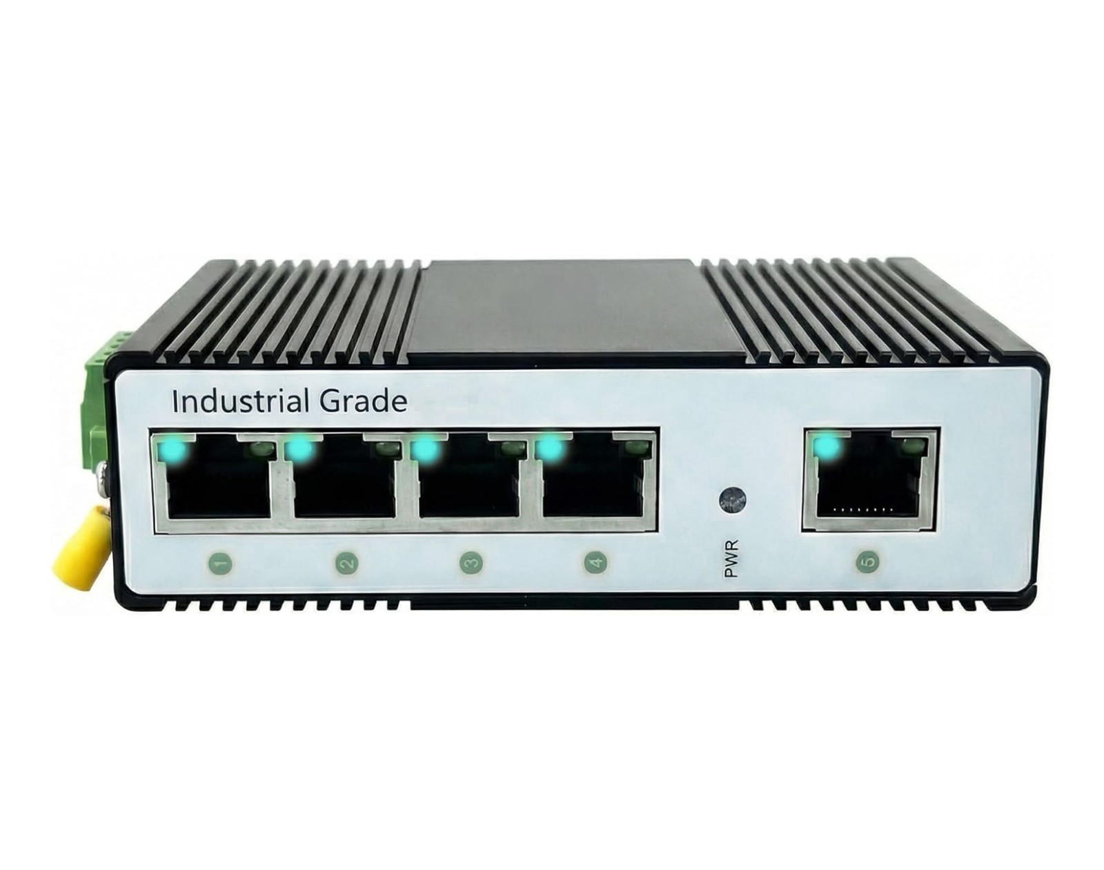 Industrial Unmanaged Ethernet Switches (2) - Rail Mount - 5 ports - One with SFP