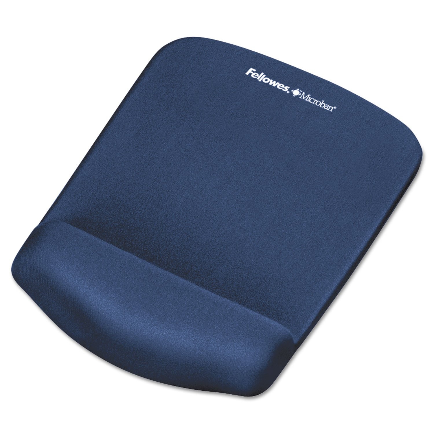 Fellowes PlushTouch Foam Mouse Pad Wrist Support 9.4L x 7.3W inches, Blue