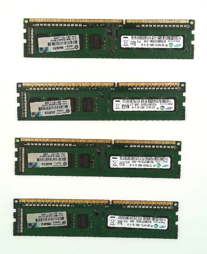 💻 Hynix 🔧 2GB DDR2 800MHz PC2-6400U Desktop RAM Memory Lot of 4 (8GB Total) 🟥