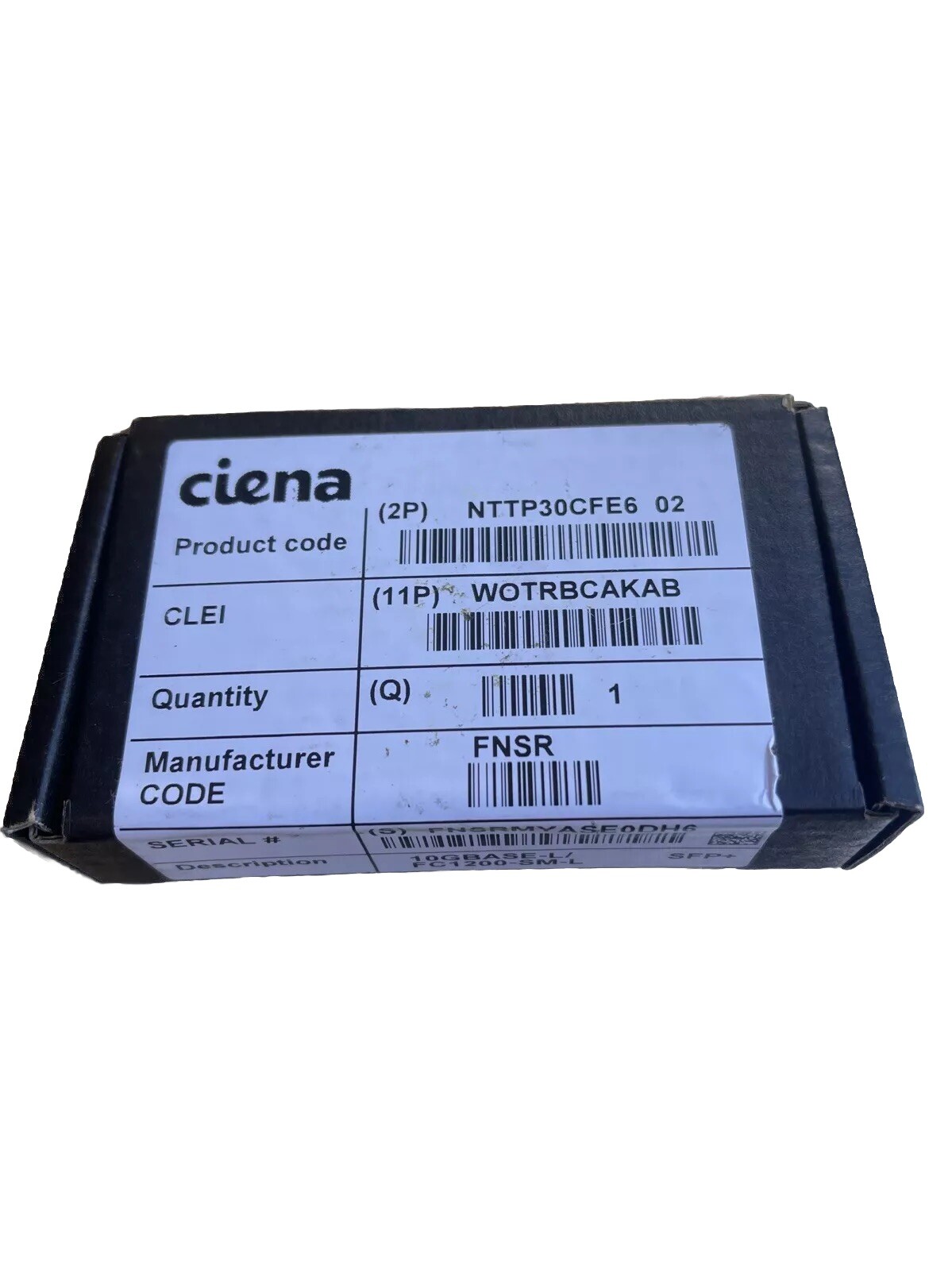 Ciena NTTP30CFE6 10 Gigabit BASE-LR Optical SFP+ Transceiver lot of 10 new
