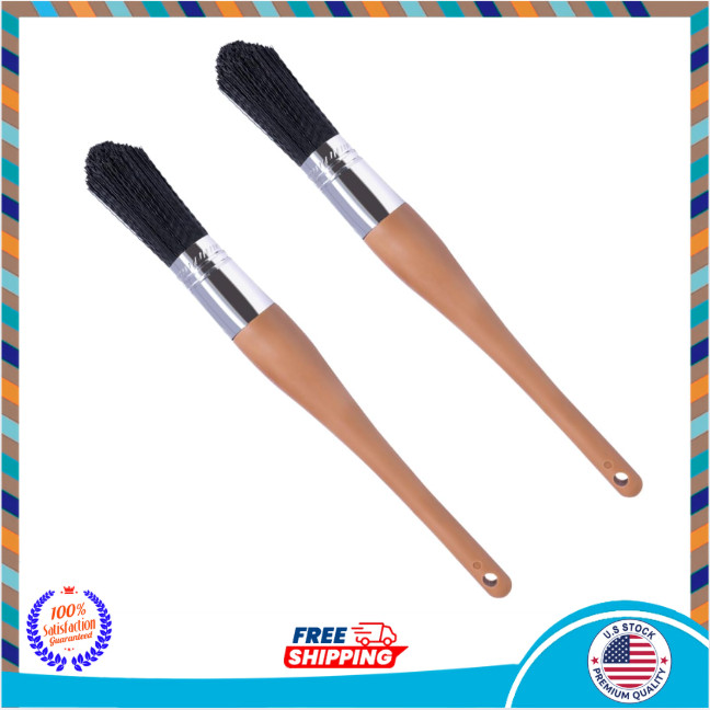 Wesquer Parts Cleaning Brush Home and Auto Use Parts Cleaner (Balck 2pcs)
