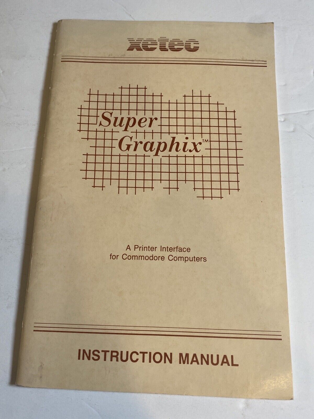 Super Graphix Printer Interface Commodore 64 Vintage Manual