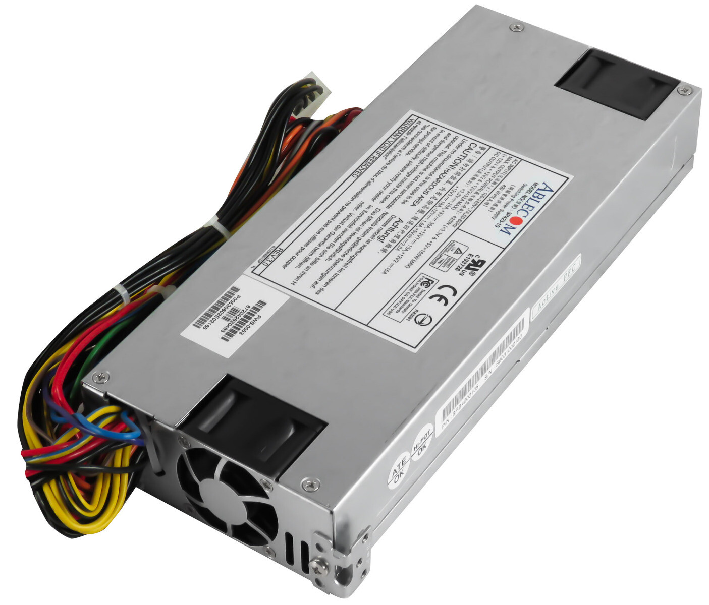 POWER SUPPLY ABLECOM SP423-1S 420WATT PWS-0053 1U 24-PIN ATX12V 8-PIN MOLEX