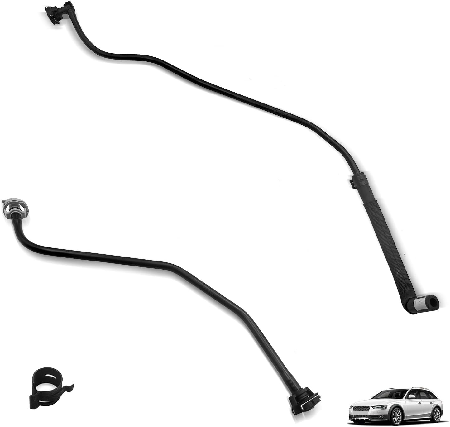 8K0121081AB 8K0121081CA Coolant Radiator Reservoir Tank Overflow Hose