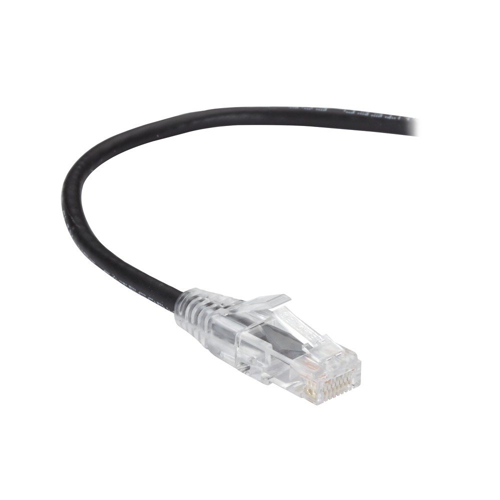 Black Box Corporation C6Pc28-Bk-07 7Ft Cat6 Slim 28Awg Patch Cable 250Mhz Utp