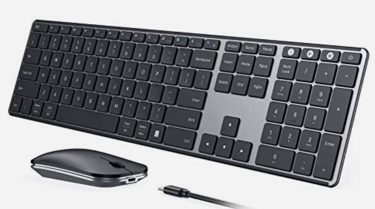 seenda SKM64-3 Wireless Bluetooth Keyboard Mouse Combo for Windows and Mac