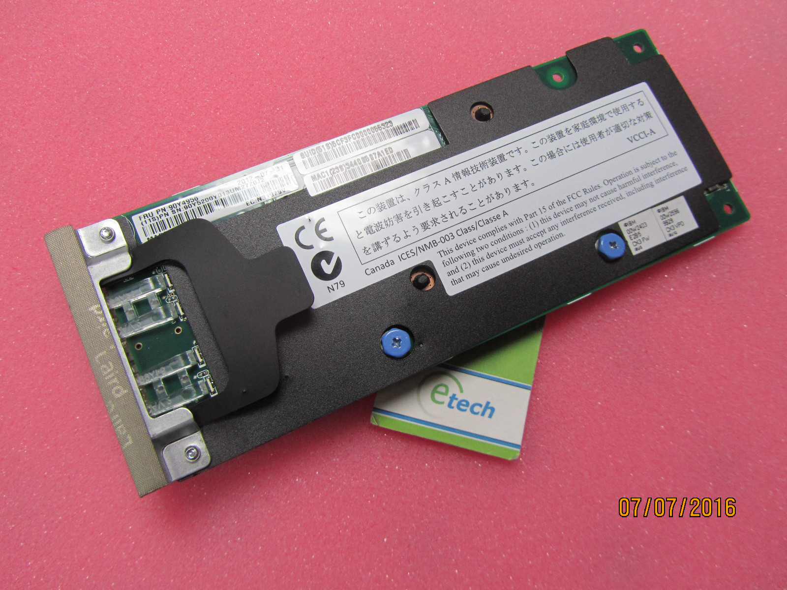 90Y4956 Mellanox ConnectX-3 Dual-Port QDR/FDR10 Mezz Card 90Y6338,x3550/x3650 M4