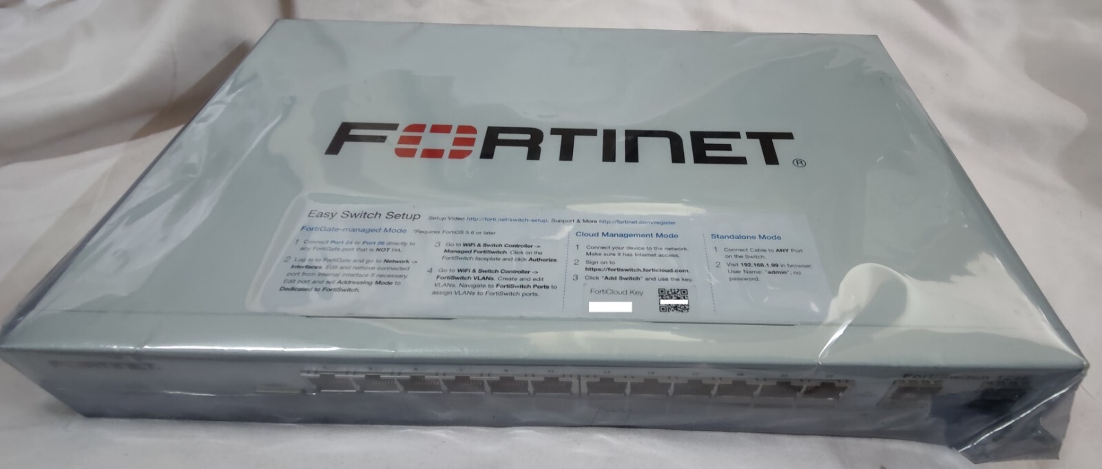 Fortinet FortiSwitch FS-124E Layer 2 FortiGate Switch