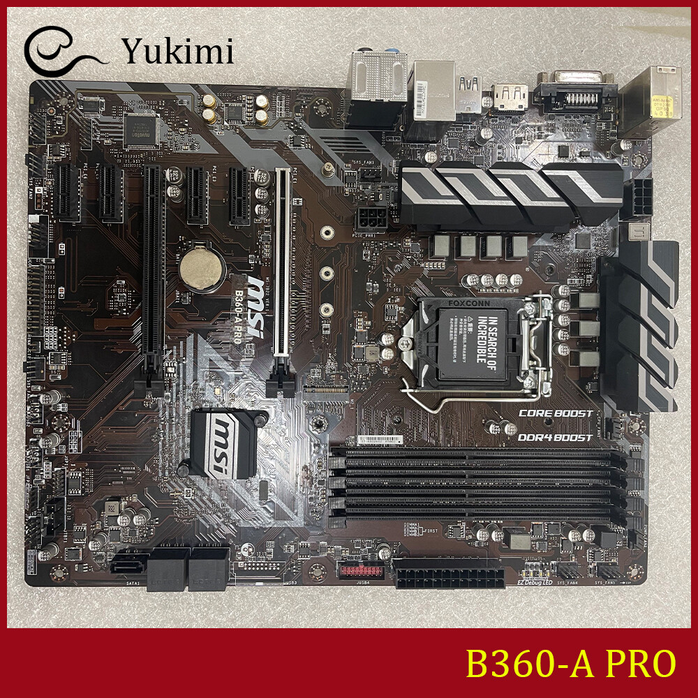 FOR MSI B360-A PRO 64GB LGA1151 DVI-D DDR4 8 Gen ATX Motherboard