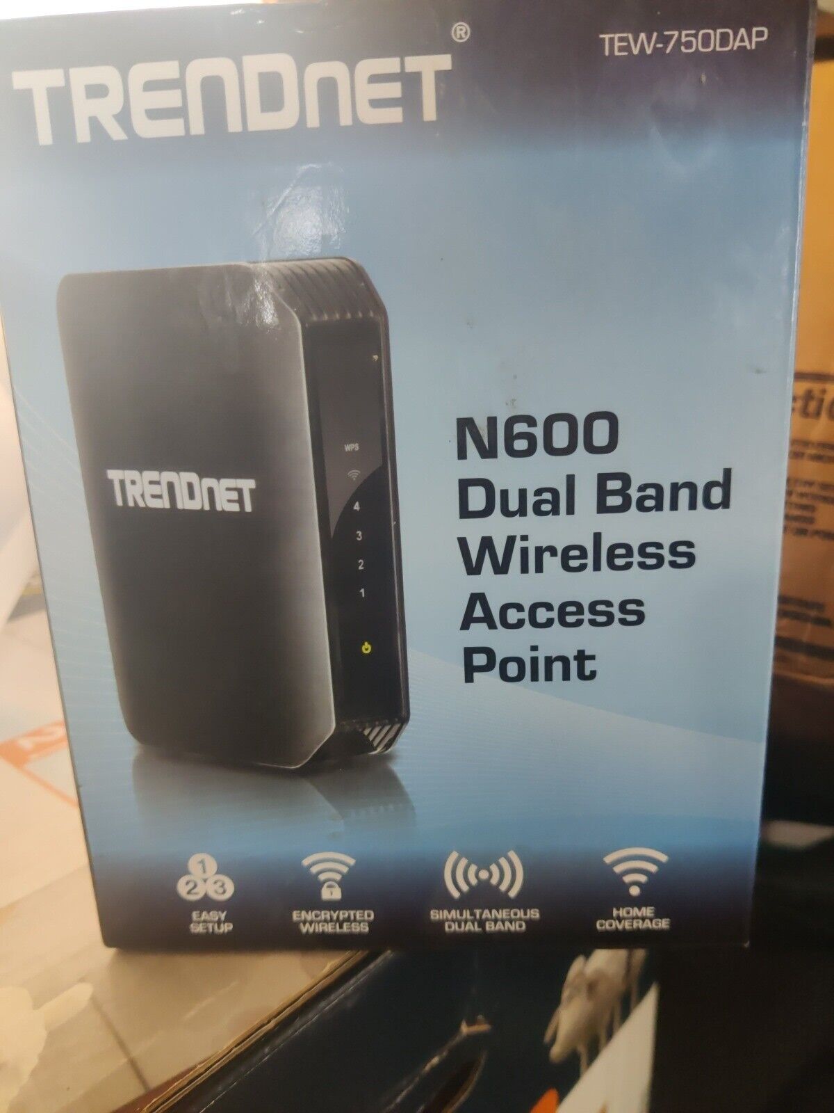 Trendnet N600 Dual Band Wireless Access Point - TEW-750DAP