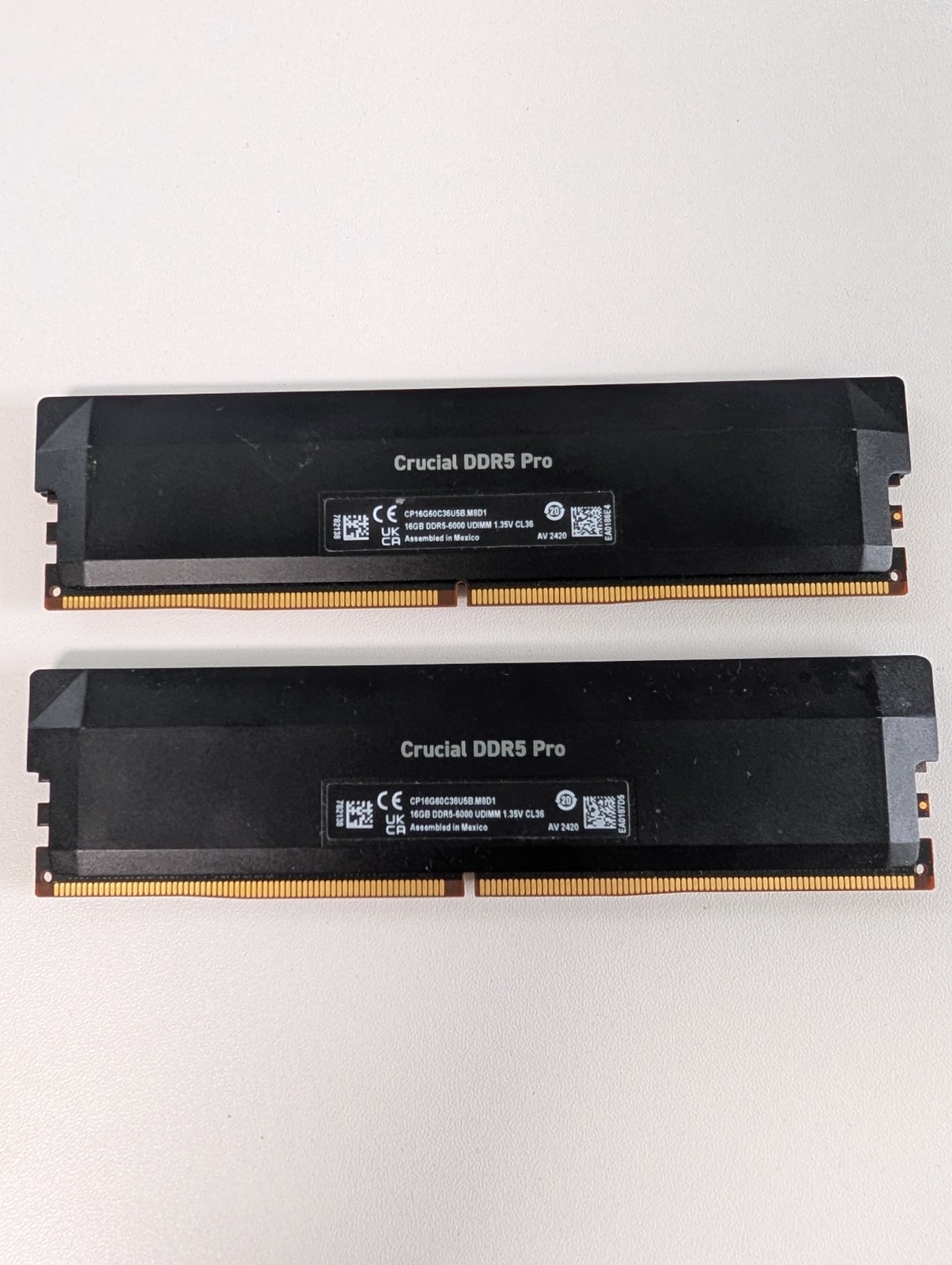 Crucial Pro Overclocking 32GB 2x16GB DDR5 6000 CL36 XMP EXPO