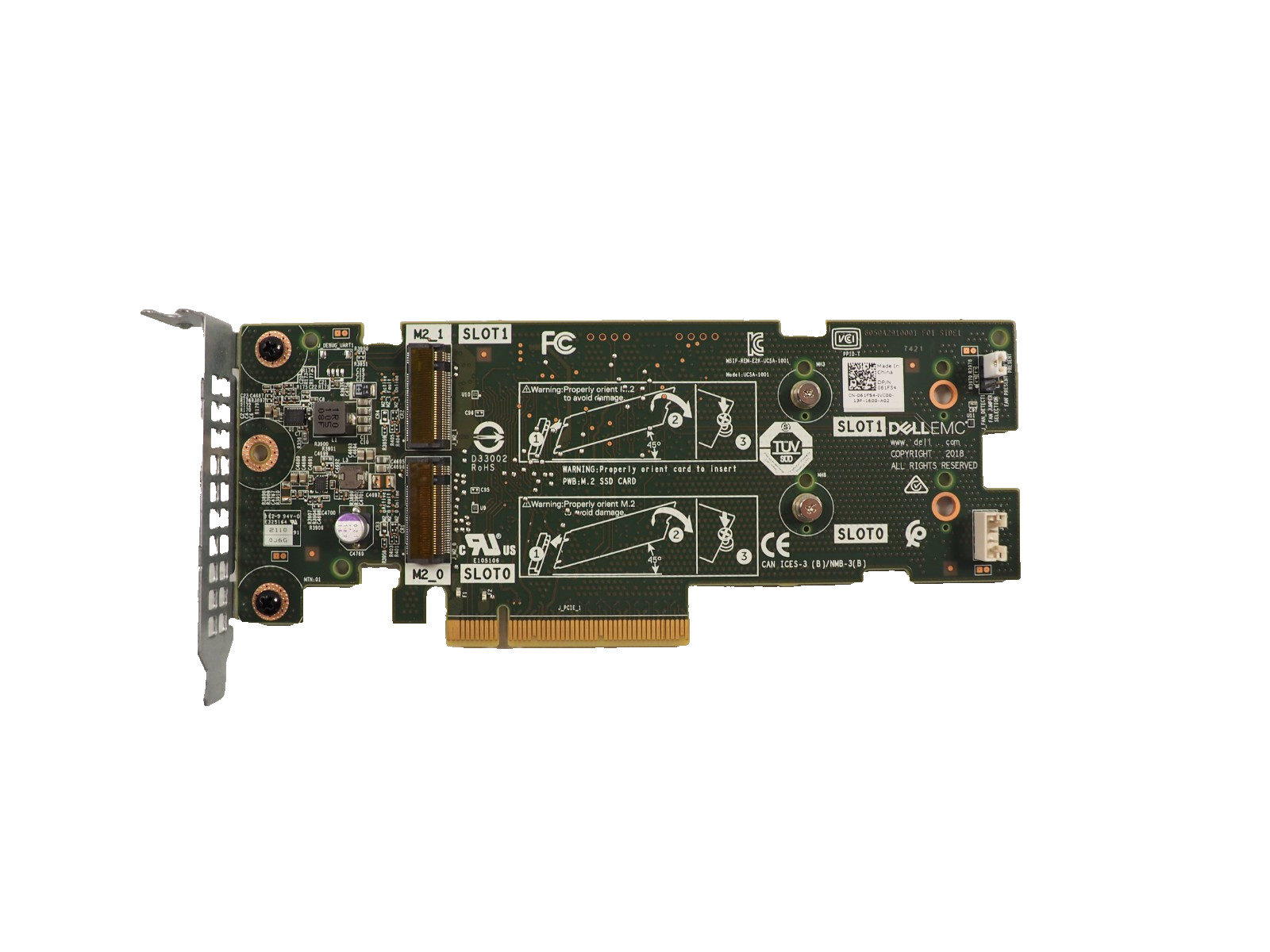 Dell BOSS Boot Optimized Storage M.2 SSD Adapter *No SSD*  M7W47 1-Year Warranty