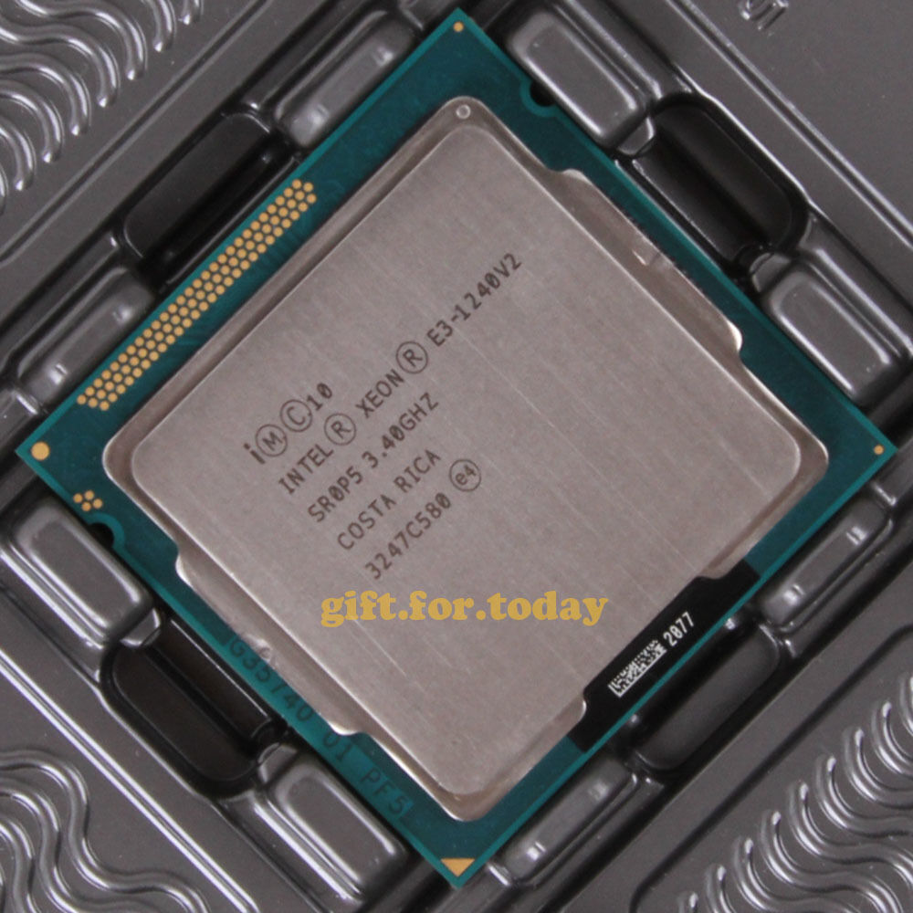 Original Intel Xeon E3-1240V2 E3-1240 v2 3.4 GHz Quad-Core Processor CPU