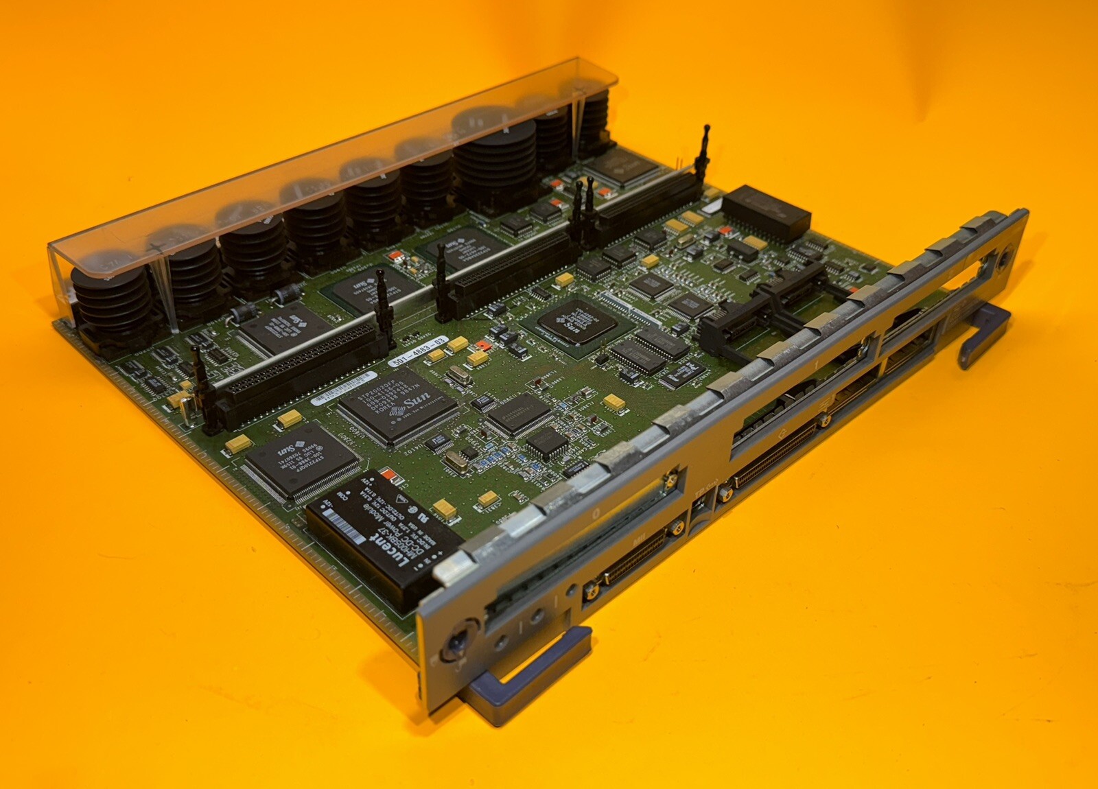 Sun 501-4883 SBus I/O Board with SOC+ X2612A Sun Enterprise 4500, Tested