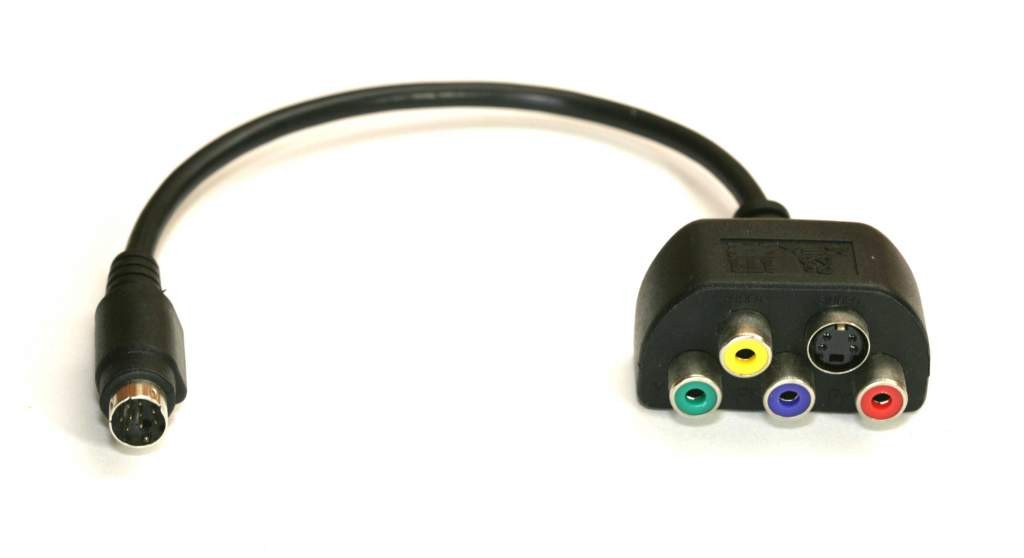 ATI GeForce MiniDin9 Component SVideo Adapter Cable 9PIN NVIDIA 6111017500G