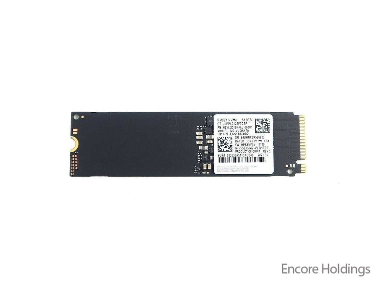 HP 512 GB Solid State Drive - TLC - M.2 2280 - NVMe - PCI Express L65188-002