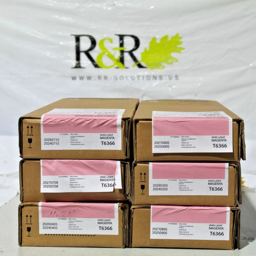 Set of 6 Epson Stylus Pro Ink Cartridges Sealed Vivid Light Magenta Unexpired
