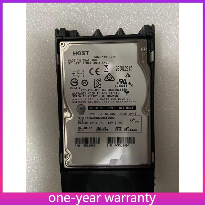 1PCS 300G SAS 2.5 EMC Isilon 403-0077-01 300G 10K SAS 2.5" 403-0077 S200 S210 H