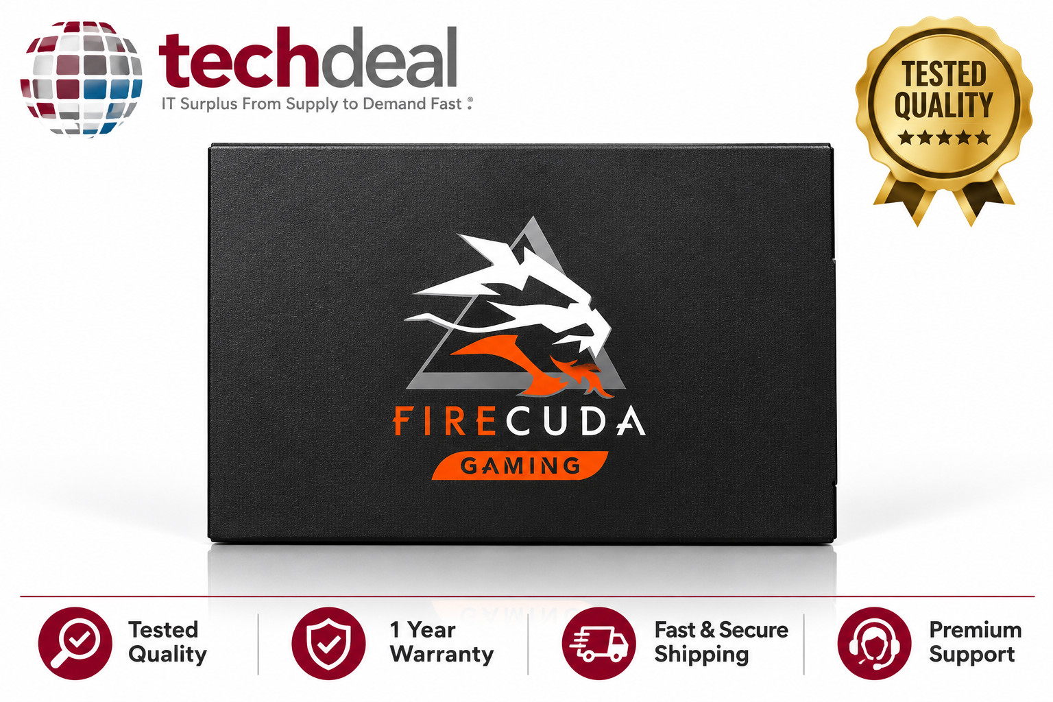 Seagate FireCuda 120 SSD 500GB Internal Solid State Drive – ZA500GM10001