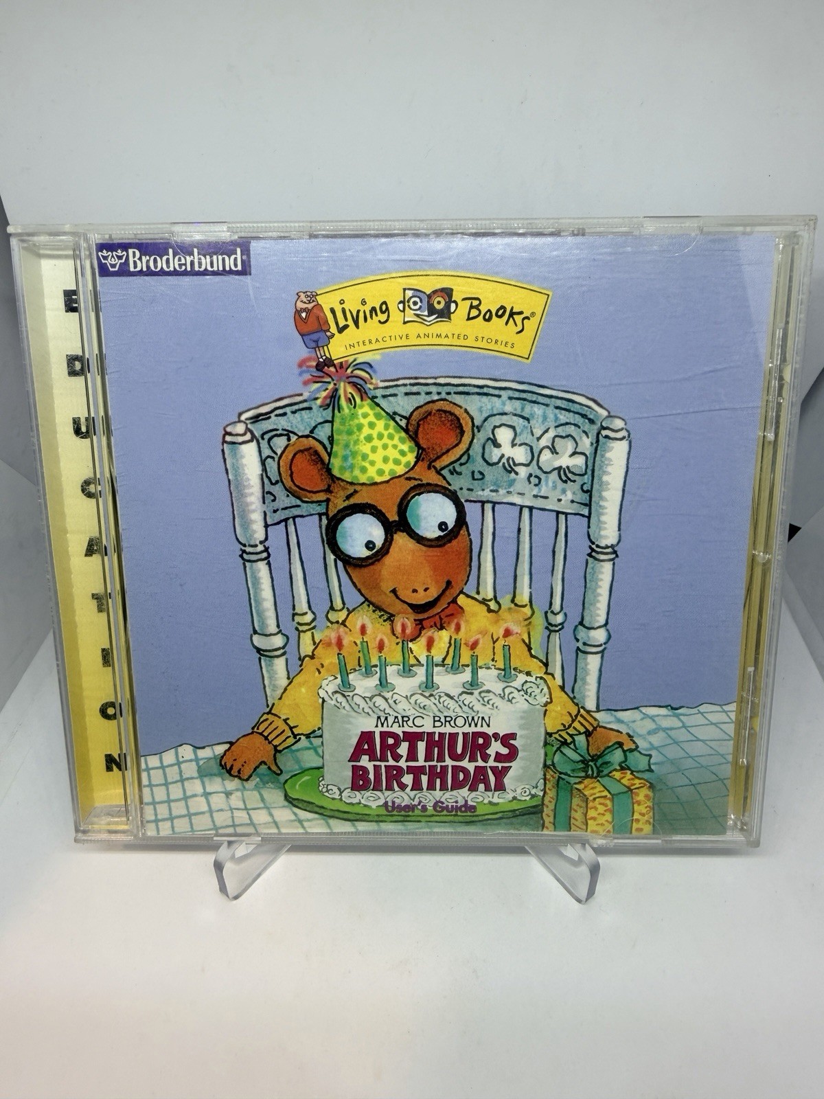 Arthur’s Birthday Living Books PC CD-ROM Broderbund Marc Brown Educational Game