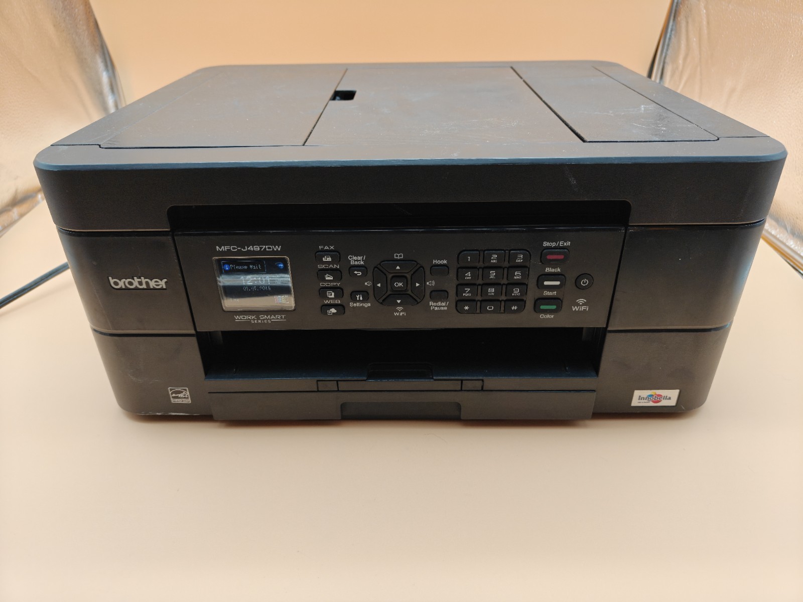 Brother MFC-J497DW Wireless Inkjet All-In-One Printer - FOR PARTS / REPAIR ONLY