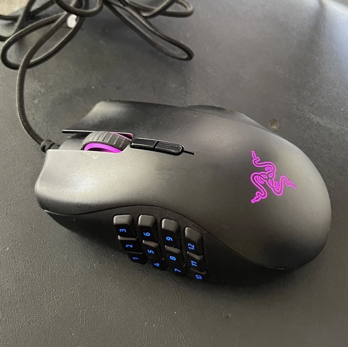 Razer Naga Trinity Corded USB RGB Gaming Computer Mouse 12 Button RZ01-0241