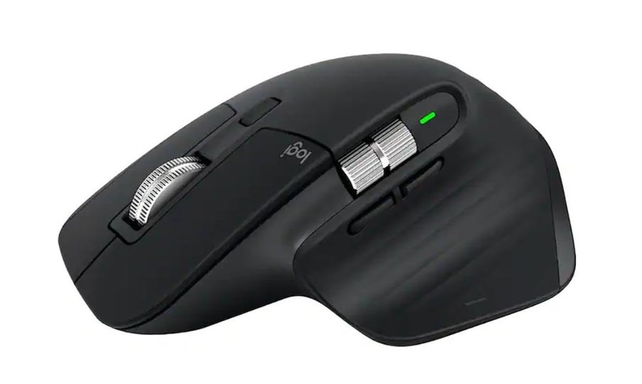 Logitech MX Master 3S Bluetooth Edition Wireless Mouse-BLACK, Mouse Only (3EA)