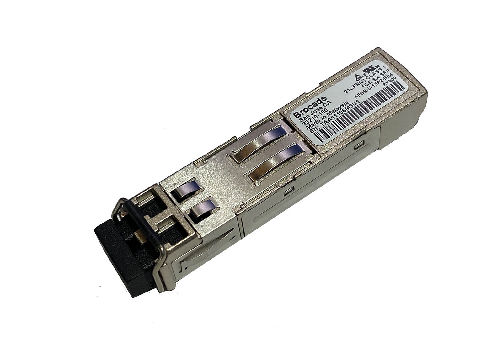 Brocade E1MG-SX-OM 33210-100 1GbE SFP 850nm MMF Transceiver