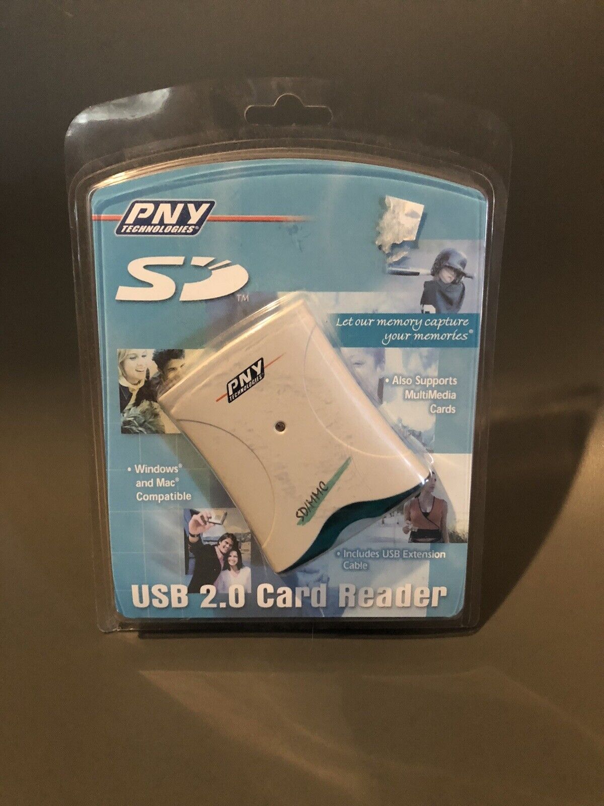 PNY Technologies Flash Microdrive Reader USB 2.0 Compact Model 